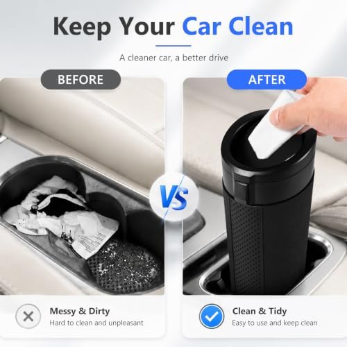 Car Trash Can with Lid, 1 Pack - Image 4