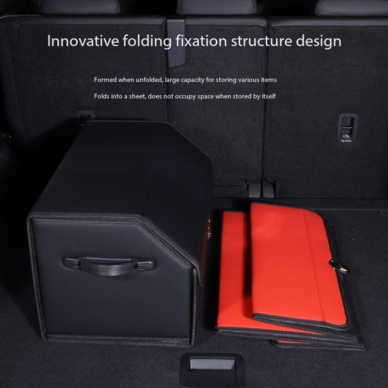 Car Trunk Organizer Leather Storage Box - Image 4