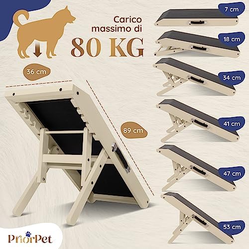 Dog ramp for Couch – Non-Slip, Sturdy Build Foldable Dog ramp – Supports up to - Image 5