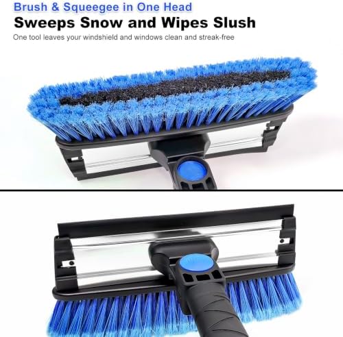 SEAAES 46.7 Inch SUV Long Snow Scraper and Brush - Image 3