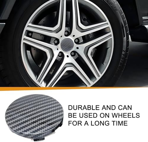 Tesnaao 4 PCS Car Wheel Hub Center Cap, 2.36" x 2.2" Wheel Hub Modification - Image 3