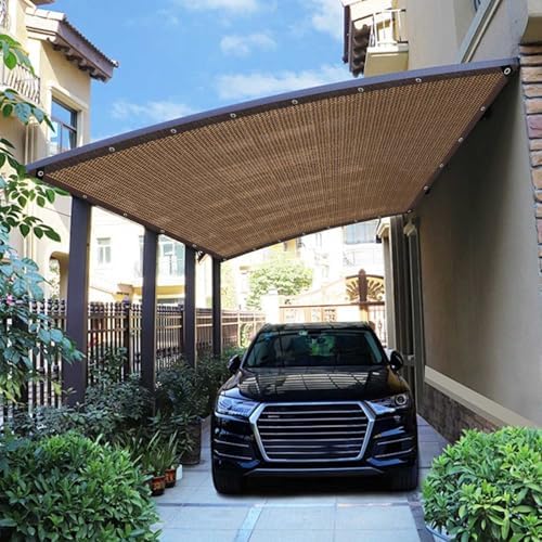 Coffee Shade Cloth 80%, Mesh Tarp - Image 5