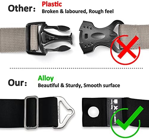 2-in-1 Travel Belt Luggage Straps Over Handle - Image 4