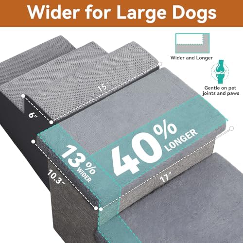 Zerbuger Dog Stairs with Storage - Image 2