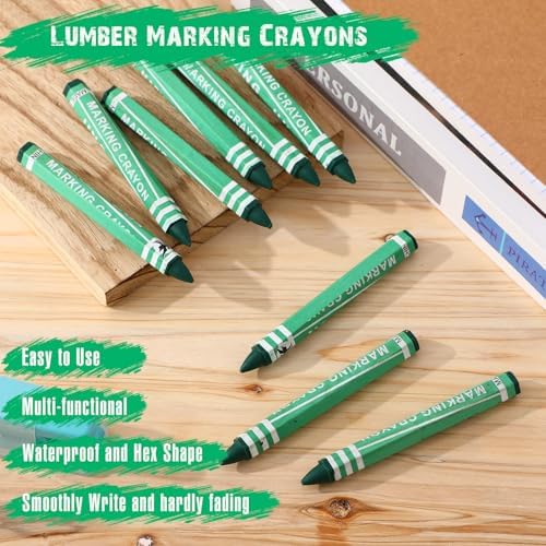 MotiMind 60 Pcs Industrial Lumber Crayons Bulk Wax Tire Marker Construction - Image 6