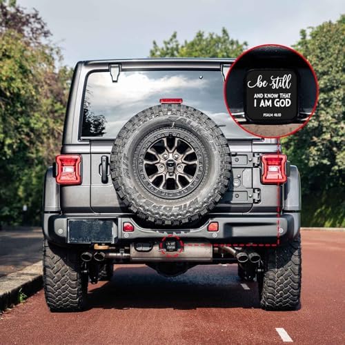Be Still Know I Am God Tow Hitch Covers Heavy Duty Rubber Trailer Hitch Cover - Image 6