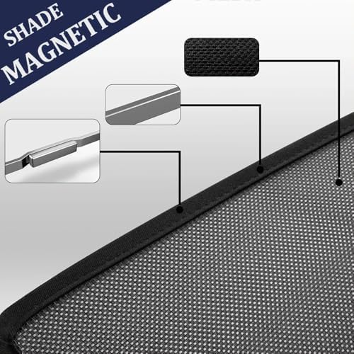 FEISHILINIYA Magnetic Rear Side Window Sunshades - Image 3