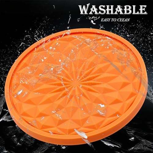 4 Pack Silicone Car Cup Holder Coaster – 2.75 Inch Non-Slip Drink Mat, - Image 5
