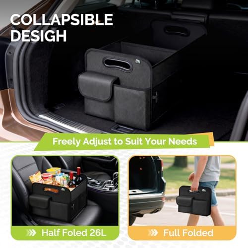 MIU COLOR Trunk Organizer for Car, Car Organizer, Collapsible - Image 4