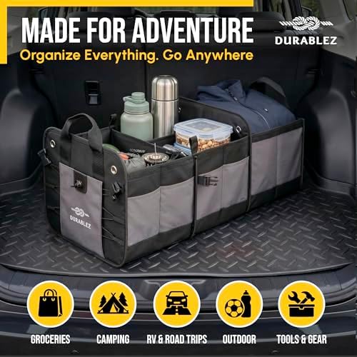 Large Car Trunk Organizer, Modular & Collapsible - Image 3