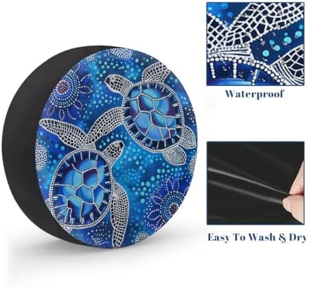 Turtle Spare Tire Cover Waterproof Dust-Proof Spare Wheel Covers - Image 4