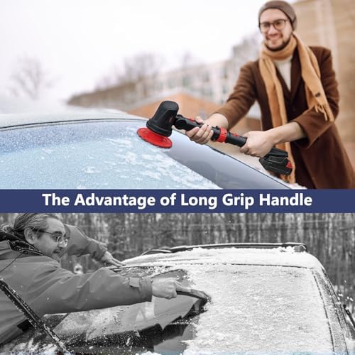 Electric Ice Scraper for Milwaukee 18V Battery, 1300RPM High-Speed Windshield - Image 5