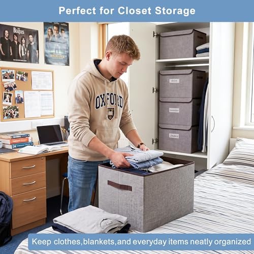 Bagnizer Large 17" 42 Quarts Collapsible Stackable Storage Bins - Image 3