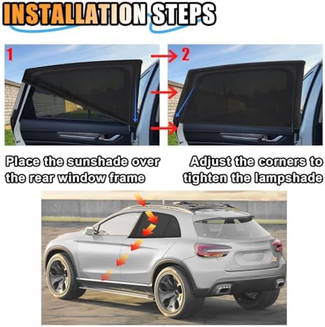 Smilfuy 2 Pack Car Window Shades - Image 6
