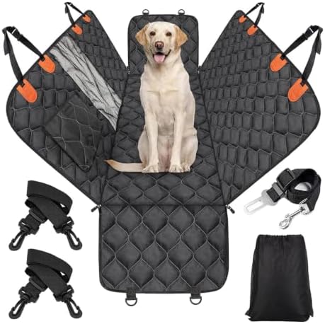 Waterproof Dog Car Seat Cover Hammock Rear Protector Kick Mat - Image 3