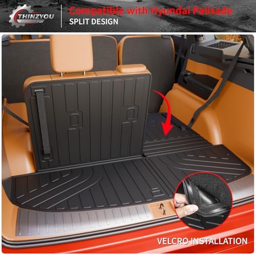 Trunk Mat with Backrest Mat for 2026 Hyundai Palisade Gas - Image 4
