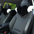 2 Pack Heart Shaped Cute Car Headrest Pillow by Sexysamba