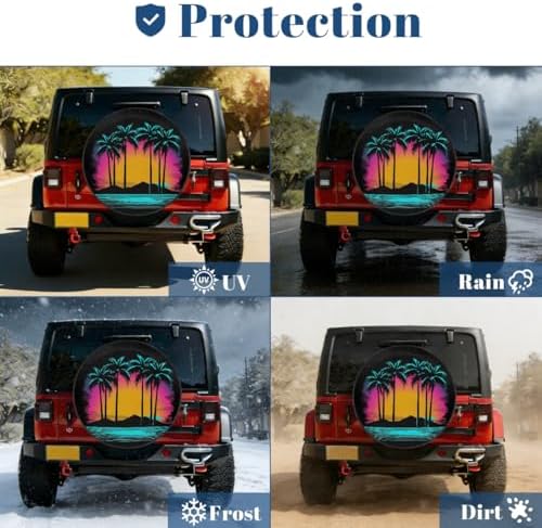 Beach Spare Tire Cover Waterproof Dust-Proof Spare Wheel Covers - Image 7
