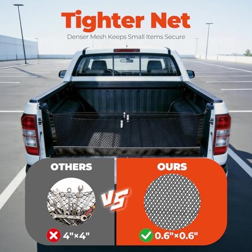 3-Layer Cargo Net for Hyundai Santa Cruz 22-26, Zoned Storage Netting - Image 7