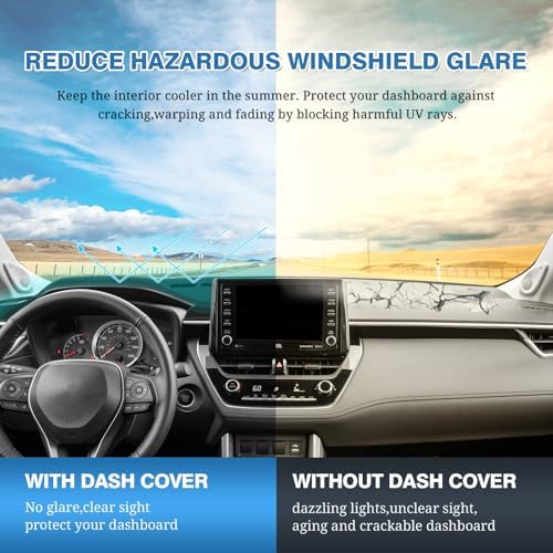 FIILINES Dash Cover for 2022-2025 2026 Toyota Corolla Cross Accessories - Image 6