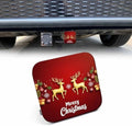 Merry Christmas Safe Hitch Cover by Beabes