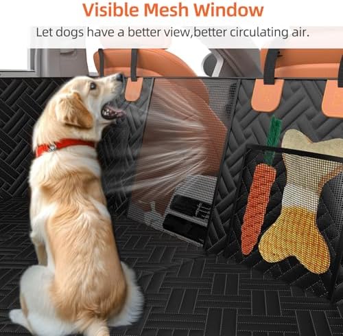 Back Seat Extender for Trucks, Hard Bottom Car Seat Cover for Dogs - Image 4