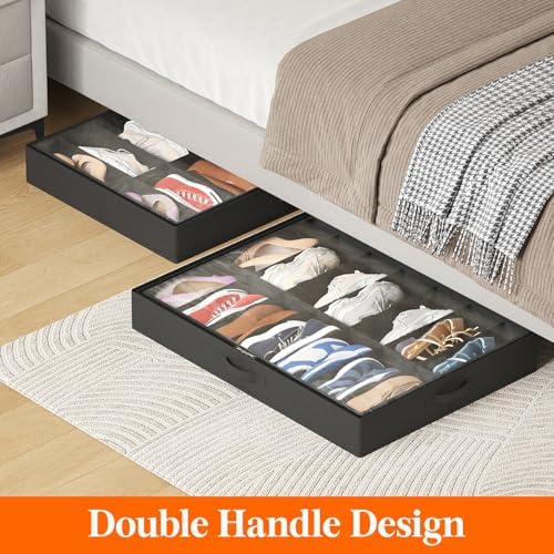 Lifewit Under Bed Shoe Storage Organizer Container, 1 Pack - Image 5