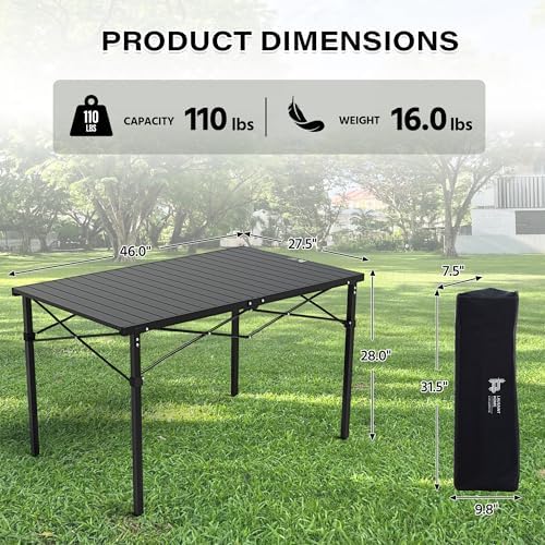 OUTSIDER Roll-Up Aluminum Camping Table - Image 4