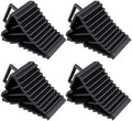 4 Pack Wheel Chocks for RV Trailers & Camper, Heavy Duty Non-Slip Tire Stoppers by Unknown