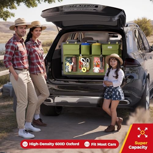 SURDOCA Car Trunk Organizer, LARGE CAPACITY Car Storage Bag - Image 2