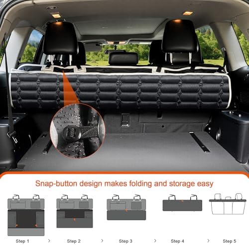 Reliadura SUV Cargo Liner for Dogs, Waterproof Dog Trunk Cover - Image 6