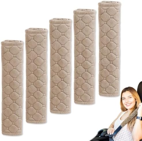 5 Pack Soft Comfort Car Seatbelt Cover Protector Pads Strap by WSSROGY%C3%97LAMEA