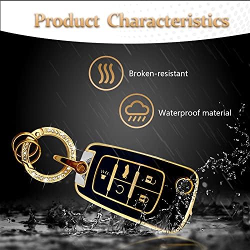 Vrasly Compatible with Chevy Key Fob Cover with Keychain Lanyard - Image 5