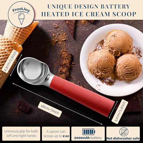 Heated Ice Cream Scoop Rechargeable, Electric Warming Ice Cream Scooper - Image 5