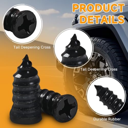90 Pcs Tire Repair Screws, Tire Patch Kit, Screw in Tire Plugs - Image 3