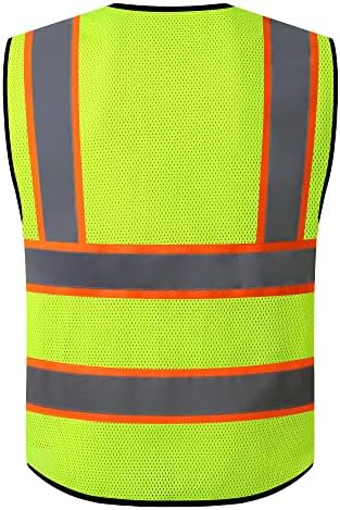 Reflective Safety Vest for Men Women Construction Vest ANSI Standard AP1 - Image 2
