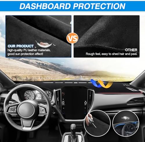 CARTIST Dash Cover fits for CrossTrek 2024 2025 2026 Dashboard Cover Mat for - Image 2