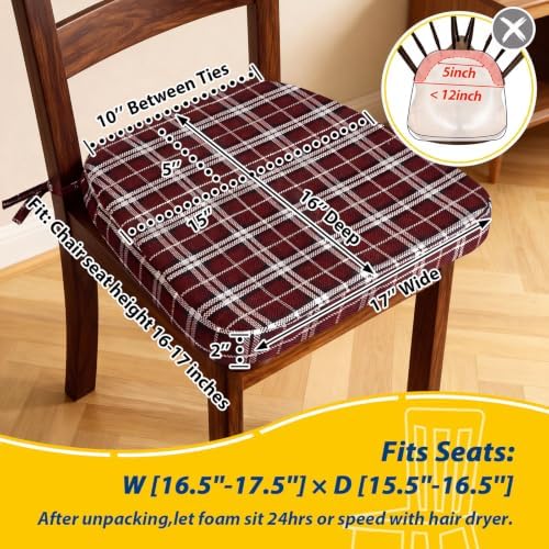AAAAAcessories Chair Cushions for Dining Chairs - Image 2