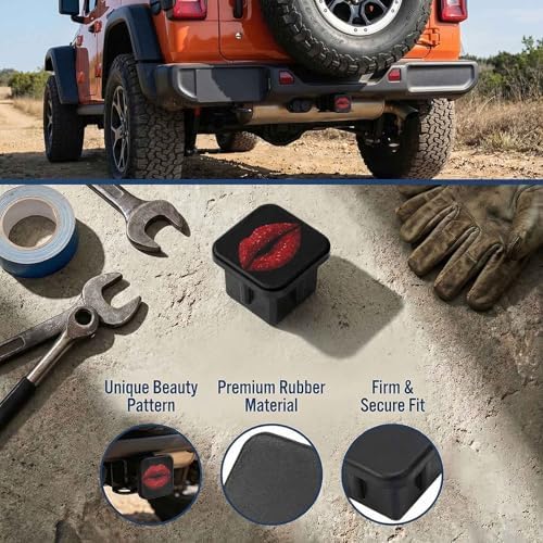 2" Trailer Hitch Cover Rubber Receiver Tube Cap Trailer Hitch Covers - Image 3