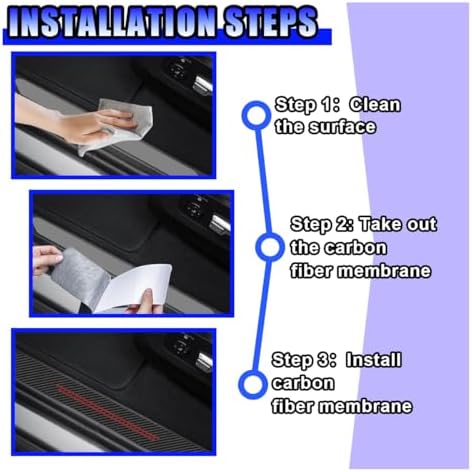 Car Door Sill Protector, Anti-Scratch Threshold Strip - Image 5