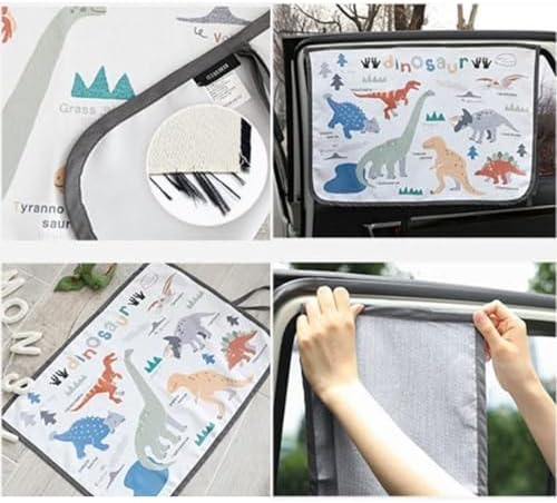 Magnetic Car Sun Shade Curtain for Side Window – Sun Blocker and UV Protector - Image 4