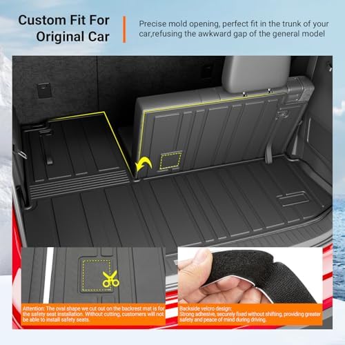 powoq Cargo Mat Backrest Mats Compatible - Image 2