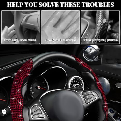 2 PCS Steering Wheel Cover, Segmented Car Wheel Covers - Image 6