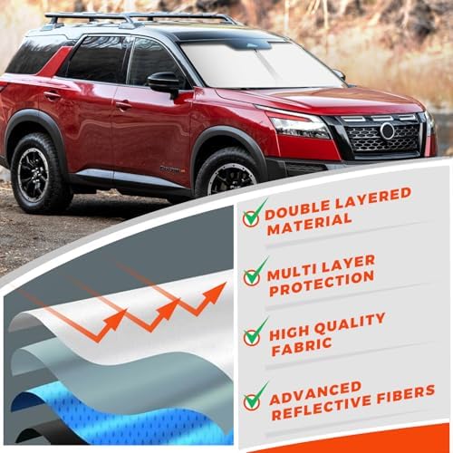 Foldable Front Windshield Sunshade - Image 3