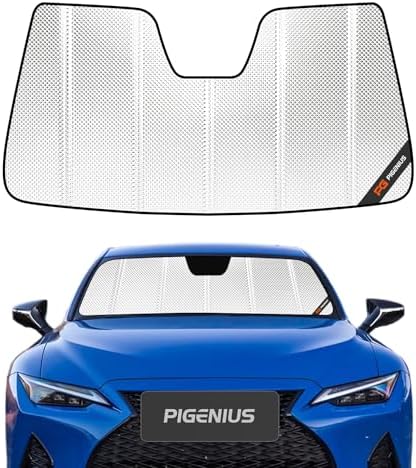 Pigenius Windshield Sun Shade for Lexus 2021-2025 IS300/IS350/IS500. Reflective by Pigenius