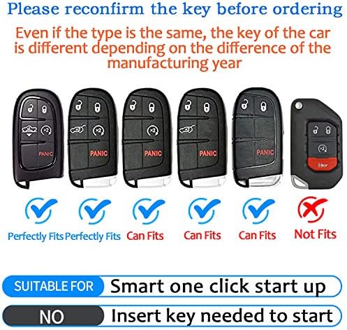 Tukellen for Jeep Key Fob Cover Special Soft TPU Key Case Key Shell Compatible - Image 2