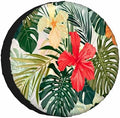 Hibiscus Flowers Spare Tire Cover by NOMEDOGYIM