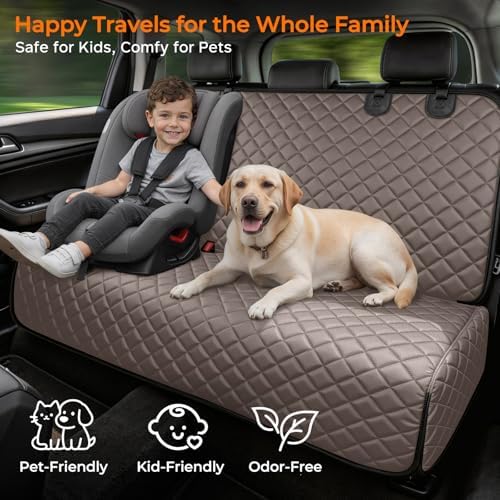 URPOWER Dog Car Seat Cover for Back Seat, Waterproof Car Seat Protector - Image 7