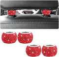 BELOMI 4 Pack Car Headrest Collars, Bling Car Head Rest Collars Rings Decor by BELOMI