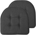Sweet Home Collection Chair Cushion Memory Foam Pads Tufted Slip Non Skid by SweetHomeCollection